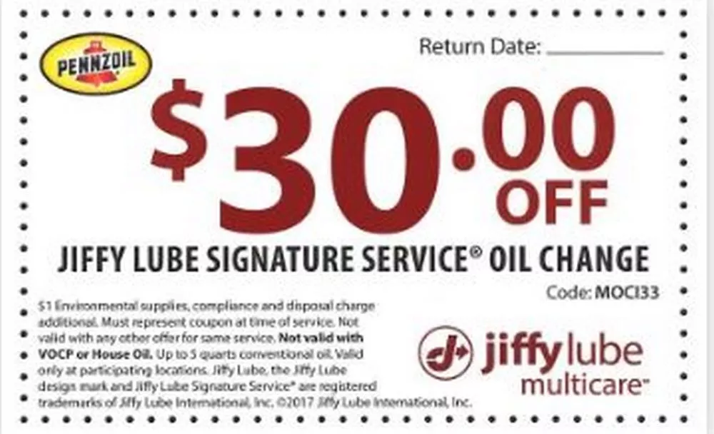 How To Get The Most Out Of Your Jiffy Lube Coupon