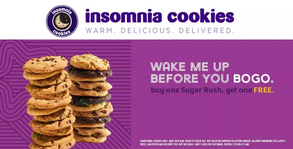 The Best Insomnia Cookies Promo Codes