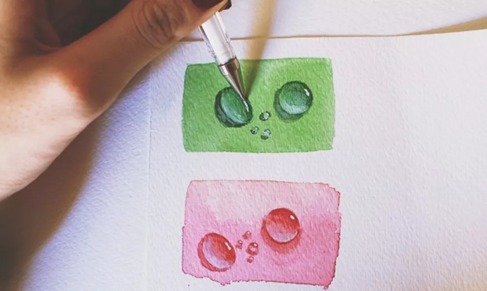 How To Create Water Drop Paintings