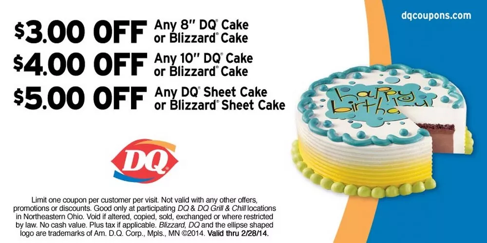 How To Use Dairy Queen Icecream Cake Coupons Printable